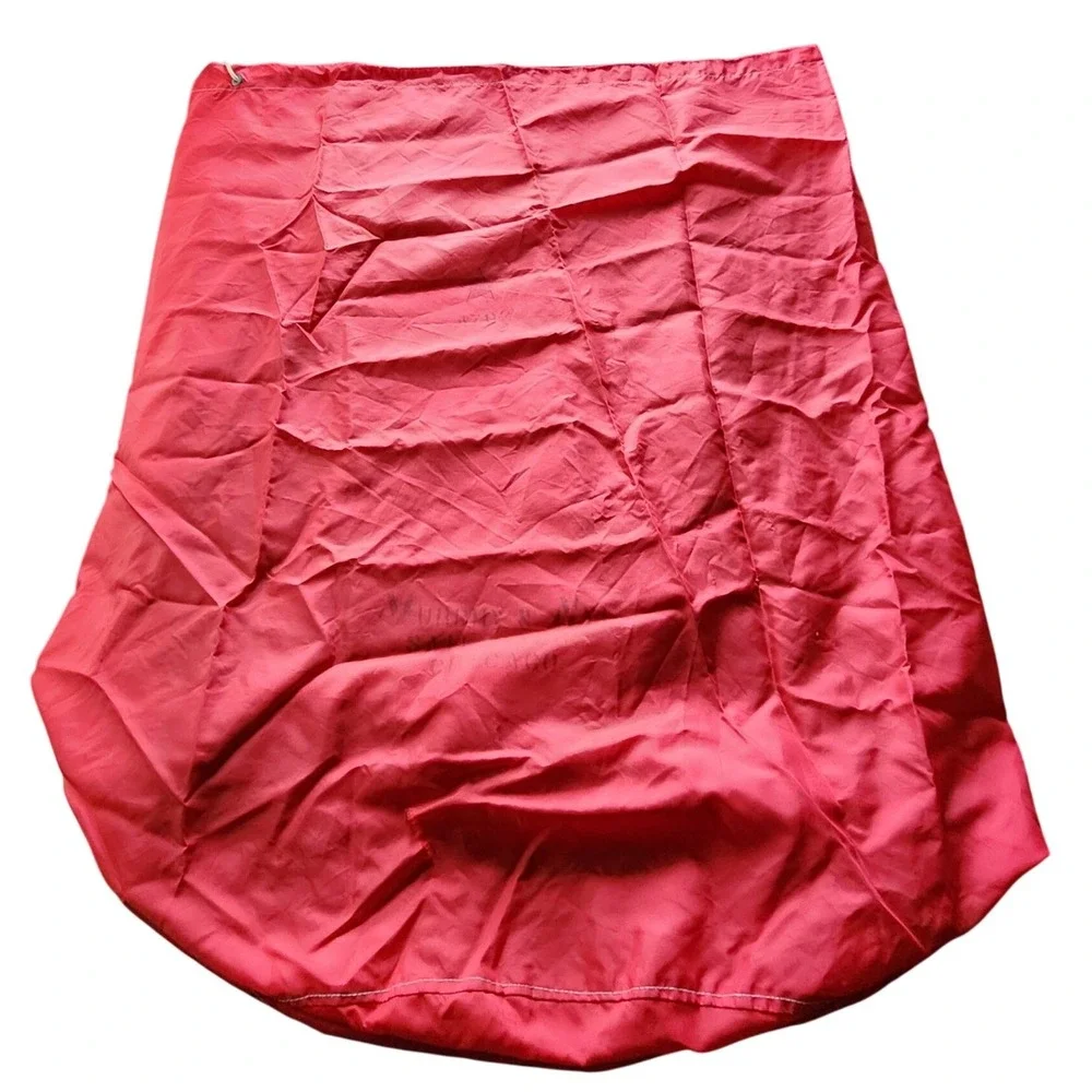 Murray & Lanman Red Nylon Drawstring Sail Bag Chicago Vintage 4702 20+ Storage